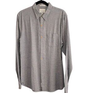 Lucky Brand Men's Gray Button-Up Shirt